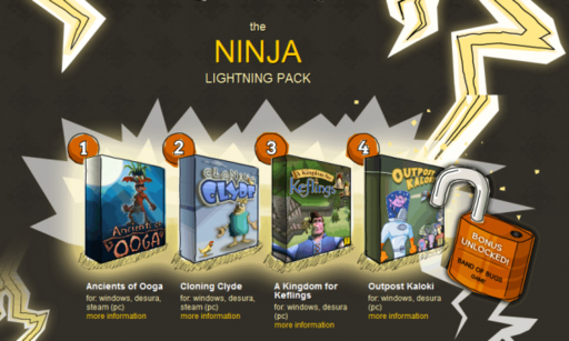 Indie Royale's 'Ninja Lightning Pack Indie Royale's 'Ninja Lightning Pack